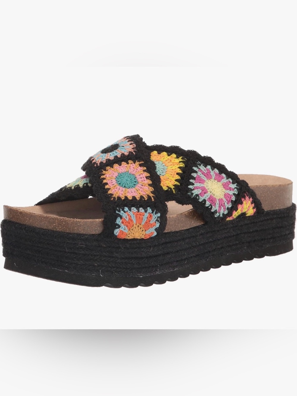 Dirty Laundry women’s Crochet Platform Slide Sandal size 11